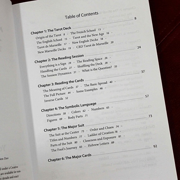 Tarot Marseilles - Open Reading Book Yoav Ben-Dov - Picture 6 of 8